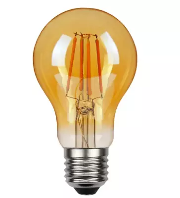 4W A60 RUSTIK AMPUL AMBER/1800K-E27 YL92-4010