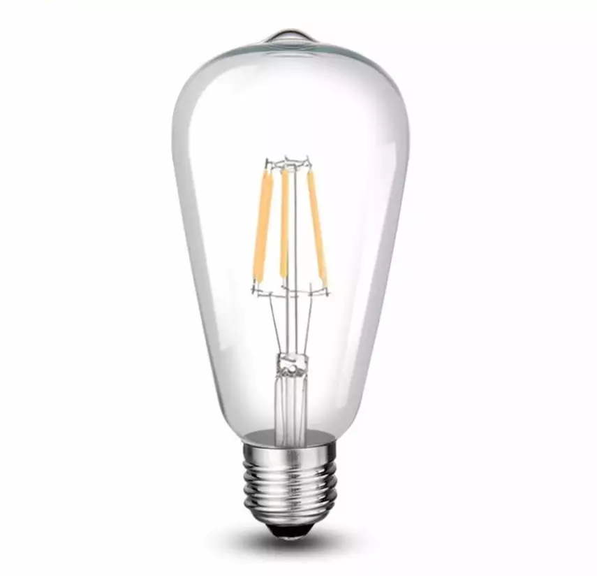 4W ST64 Rustik Ampul 2700K Sarı Işık YL92-0132 - 1