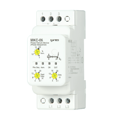 ENTES Faz / Motor Koruma Rölesi MKC-06 M1909 - 1