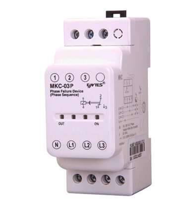 ENTES Motor / Faz Koruma Rölesi MKC-03P M2710 - 1