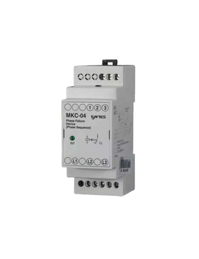 ENTES Motor / Faz Koruma Rölesi MKC-04 (220–230 VAC L-L) M1062 - 1