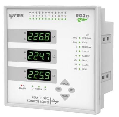 ENTES Reaktif Güç Kontrol Rölesi RG3-12E M3682
