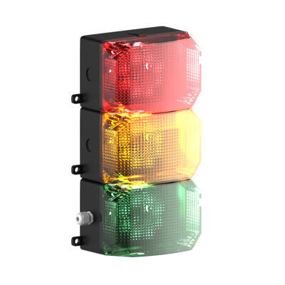 MESAN 3 Kat Küp LED Multifonksiyon İkaz Lamba MS 219.1.3.2.12-24VAC/DC - 1