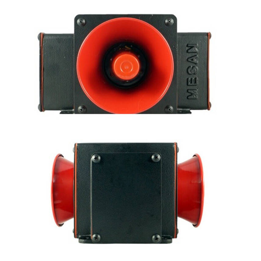 MESAN Endüstriyel Siren İkili 43 Ses Kontaktlı Alüminyum Gövde MS 1336.12-60VAC/DC - 1