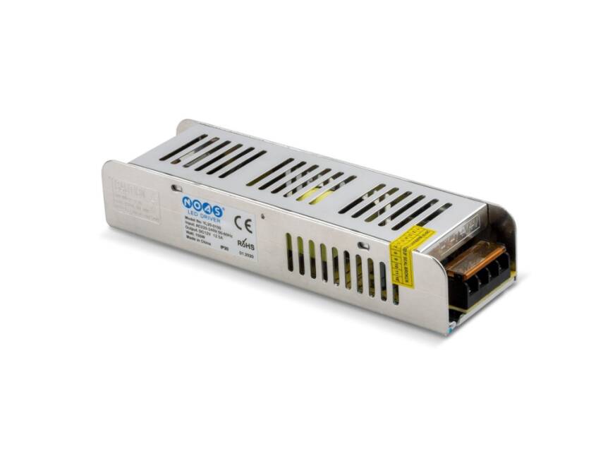 Noas 12 Volt 12,5 Amper Slim Şerit Led Trafosu YL20-0150 - 1