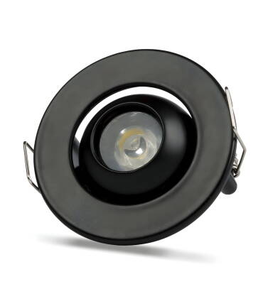 Noas 1W Siyah Kasa Manda Gözü Hareketli Led Spot Günışığı YL94-0202