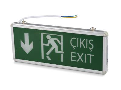 Noas 3W Aşağı Çift Yönlü Exit Led'li Çıkış Armatürü YLX 2003