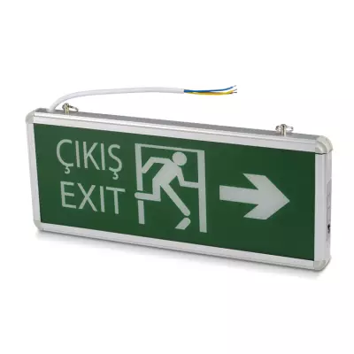 Noas 3W Sağ-Sol Çift Yönlü Led'li Çıkış Armatürü YL-1003