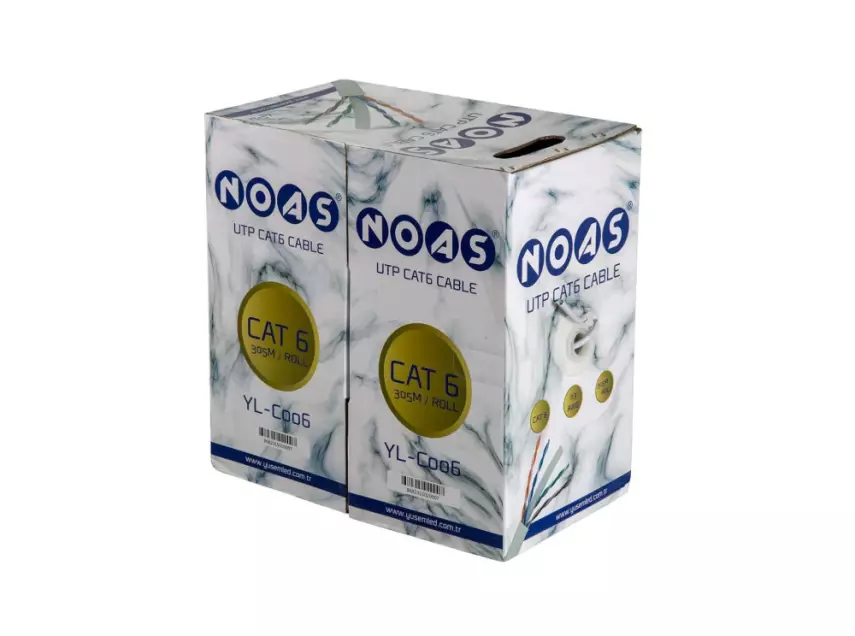 Noas Cat6 Data Kablosu 23 Awg YL-C006 - 305 Metre - 1