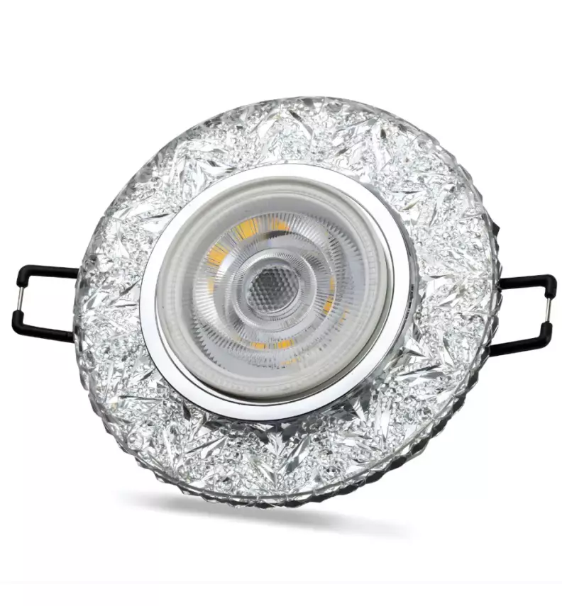Noas Hektor 3W 4000K Natural Beyaz Led Çerçeveli Dekoratif Kristal Cam Boş Kasa YL65 1677 - 1