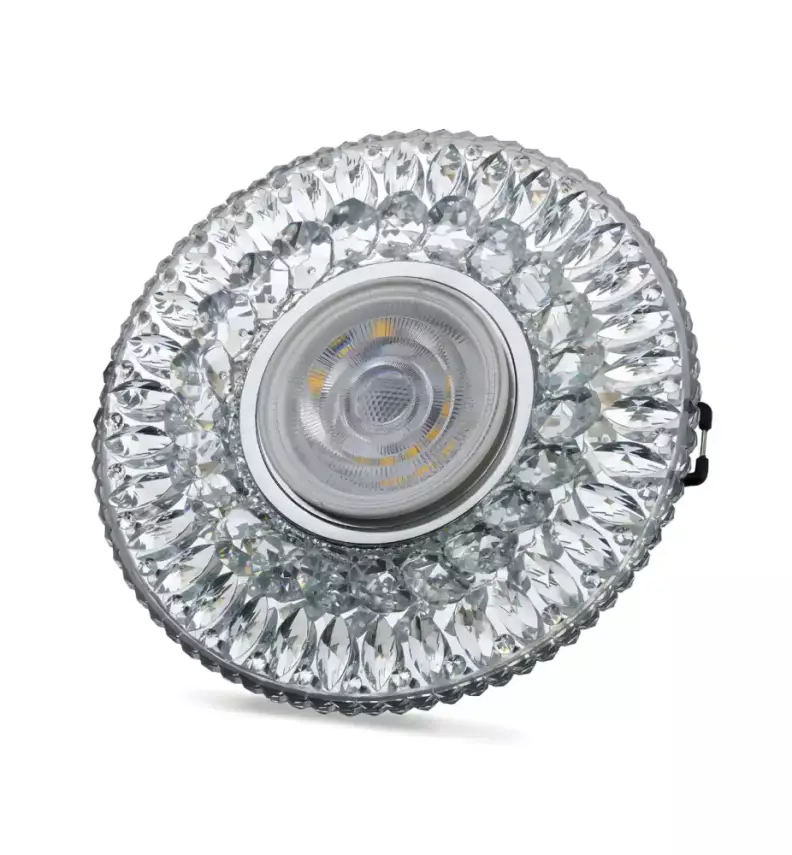 Noas İkaros 3W 4000K Natural Beyaz Led Çerçeveli Dekoratif Kristal Cam Boş Kasa YL65 1657 - 1