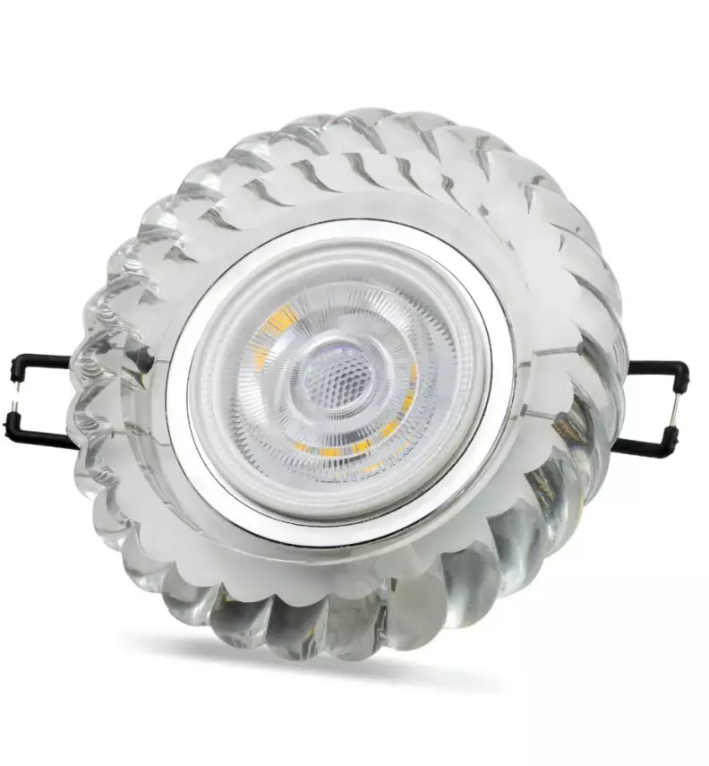 Noas Karya 3W 4000K Natural Beyaz Led Çerçeveli Dekoratif Kristal Cam Boş Kasa YL65 1697 - 1