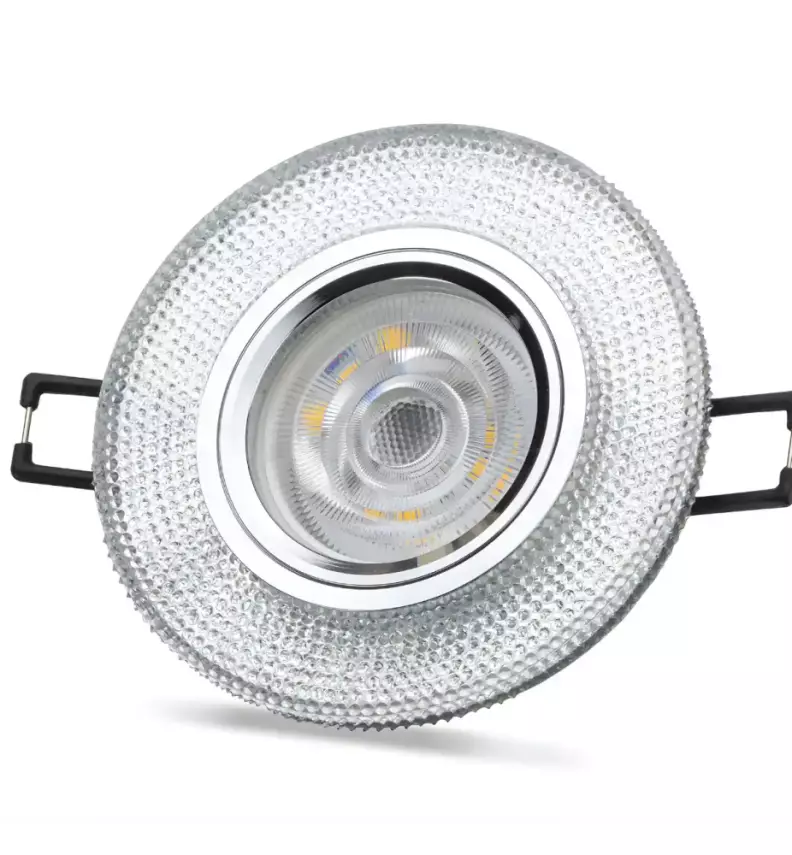 Noas Lita 3W 4000K Natural Beyaz Led Çerçeveli Dekoratif Kristal Cam Boş Kasa YL65 1707 - 1