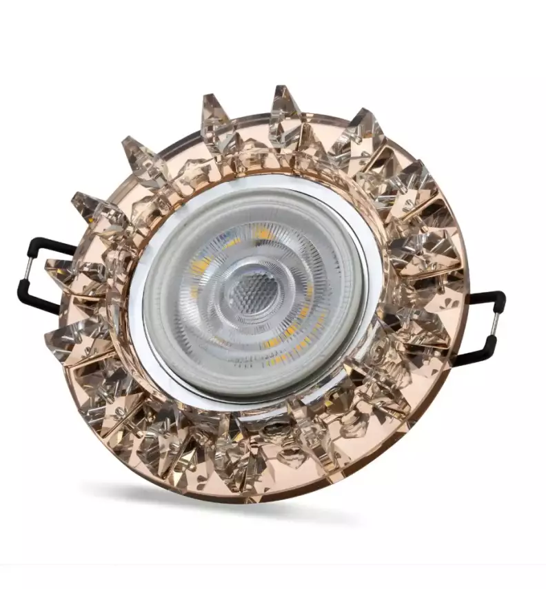 Noas Podos 3W 4000K Natural Beyaz Led Çerçeveli Dekoratif Kristal Cam Boş Kasa YL65 1687 - 1