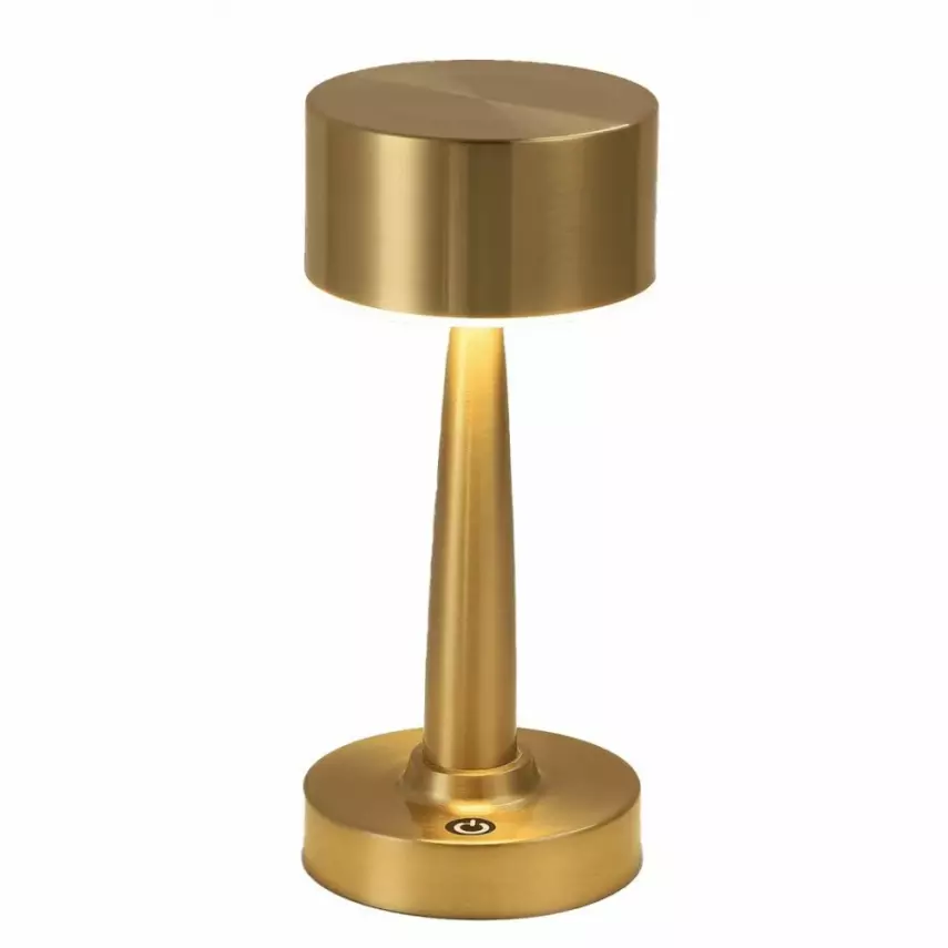 Noas Roa Şarjlı Dokunmatik Masa Lambası Gün Işığı Bronz Kasa YL86-1802 - 1