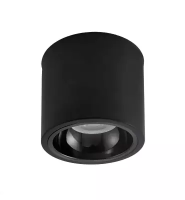 Noas Roma Siyah - Krom Dekoratif Sıva Üstü Boş Kasa Yuvarlak YL60-9147