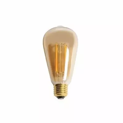 Noas Uzun Flament 4 Watt Rustik Led Ampul Amber Işık YL92-0011