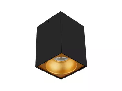 Noas Venedik Siyah - Bakır Dekoratif Sıva Üstü Boş Kasa Kare YL60-9150