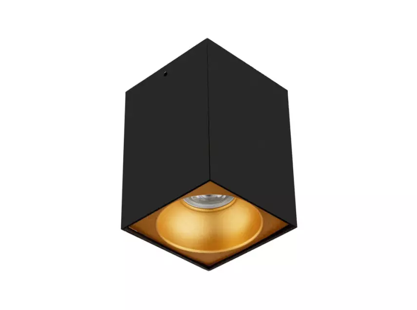 Noas Venedik Siyah - Bakır Dekoratif Sıva Üstü Boş Kasa Kare YL60-9150 - 1