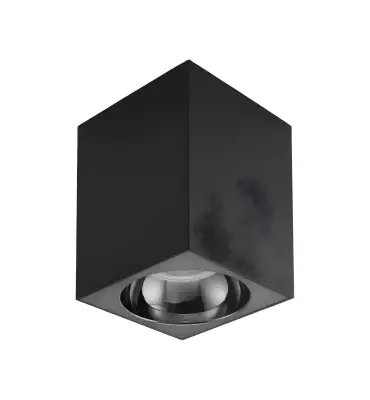 Noas Venedik Siyah - Krom Dekoratif Sıva Üstü Boş Kasa Kare YL60-9153