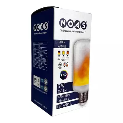 Noas YL95-0506 5W E27 1300K Led Alev Ampul