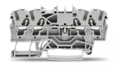 WAGO 2002-1401 2,5 MM GRİ 4 İLETKENLİ PUSH BUTON GEÇİŞ KLEMENSİ